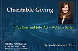 Image for Tax Cuts and Jobs Act Series - #6: Charitable Giving