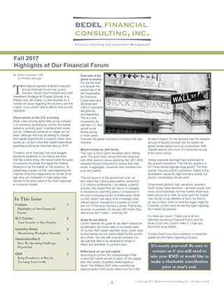 Image for 2017 Fall Newsletter