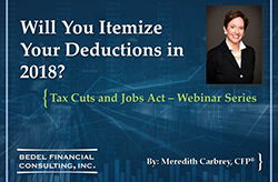 Image for Tax Cuts and Jobs Act Series - #3: Itemized Deductions