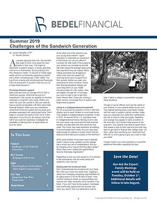 Image for 2019 Summer Newsletter