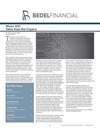 Image for 2021 Winter Newsletter