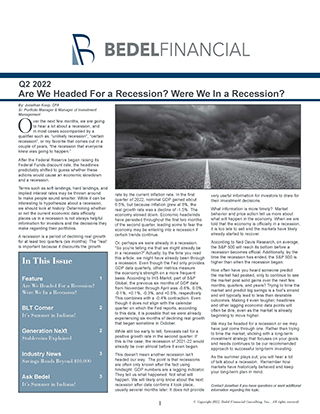 Image for 2022 Q2 Newsletter