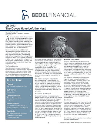 Image for Q3 2022 Newsletter